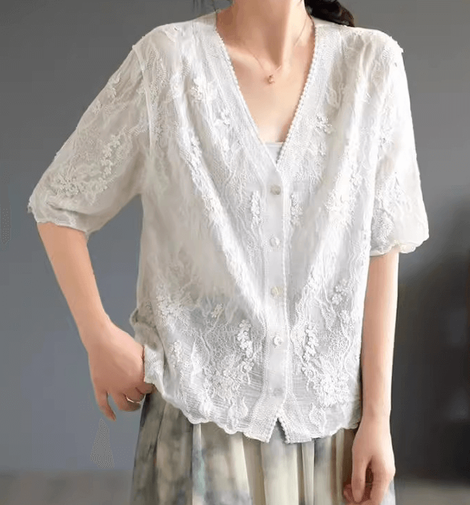 Babakud Women Ethereal Lace Blouse