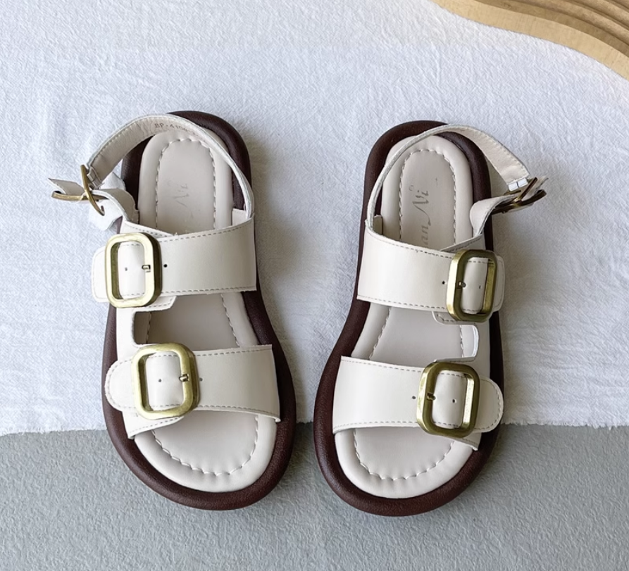 Babakud Women Summer Soft- Soled Leather Roman Sandals