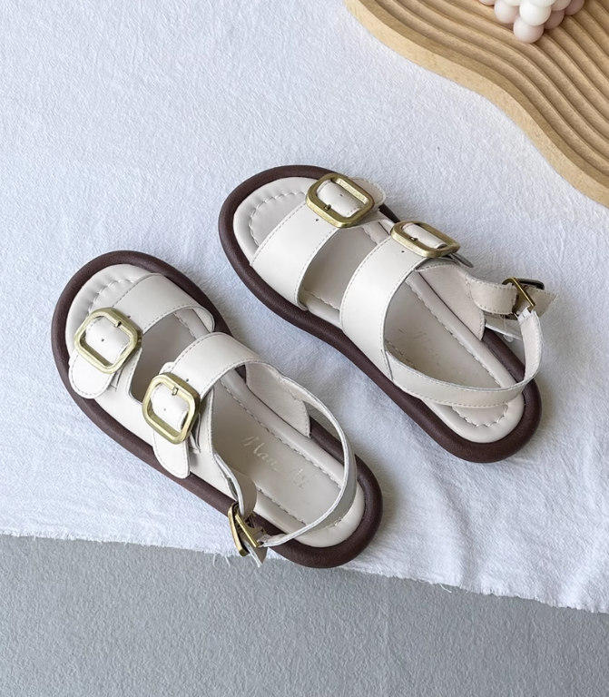 Babakud Women Summer Soft- Soled Leather Roman Sandals