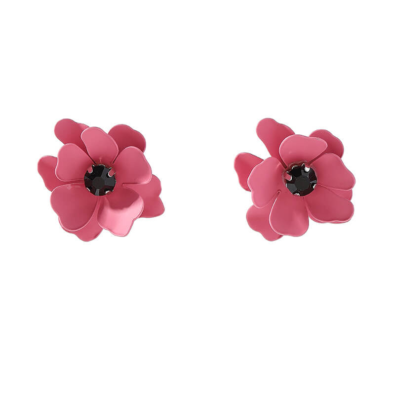 Babakud Black Diamond Blossom Earrings