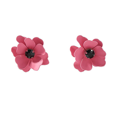 Babakud Black Diamond Blossom Earrings