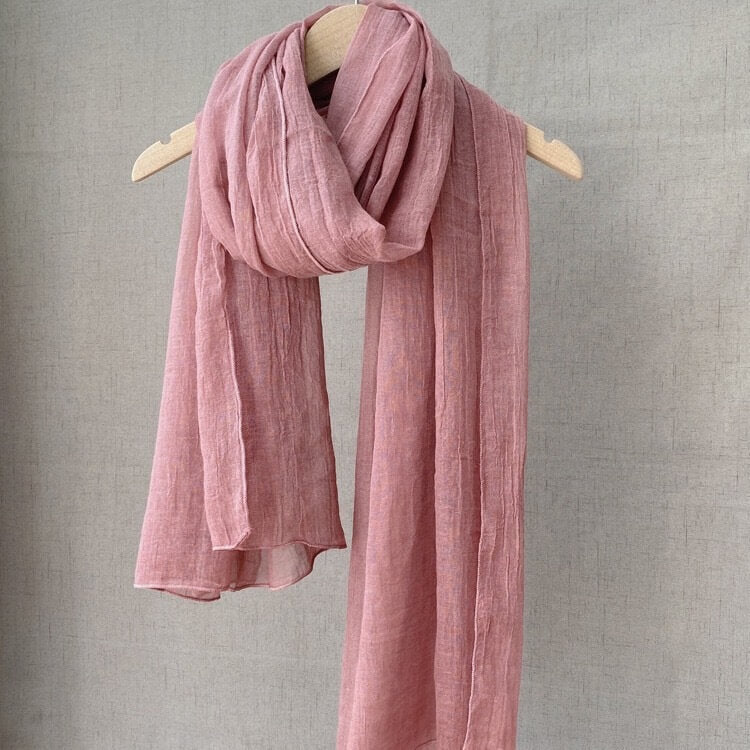 Babakud Elegant Soft Cotton-Linen Scarf