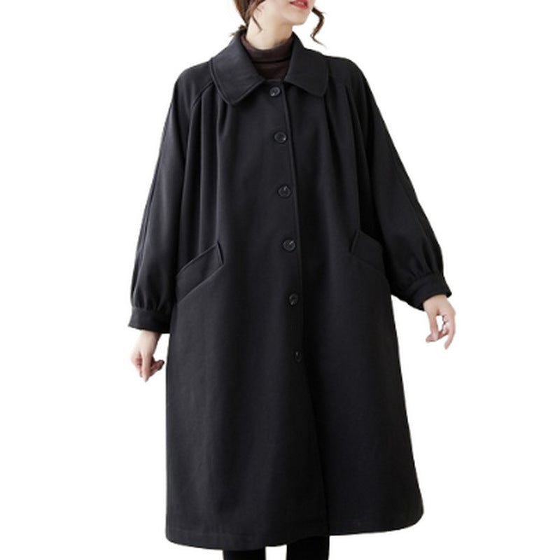 Babakud Women Autumn Thick Woolen Casual Coat