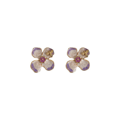 Babakud Palace Garden Bee Flower Earrings