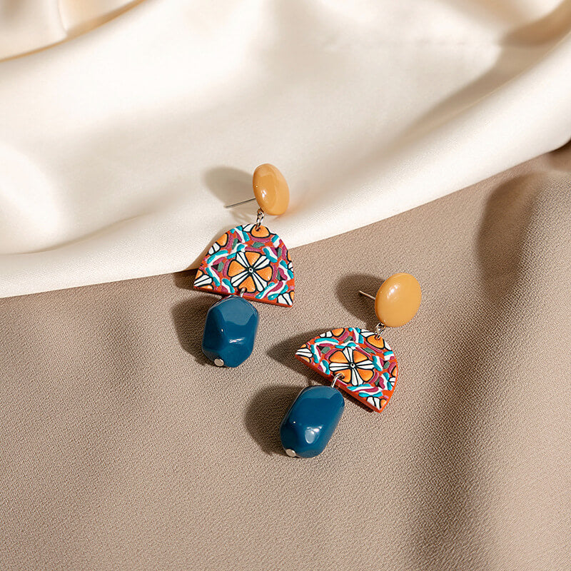 Babakud Sunset Harmony Baroque Earrings