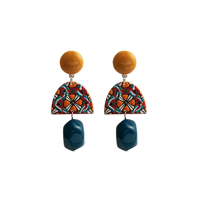 Babakud Sunset Harmony Baroque Earrings