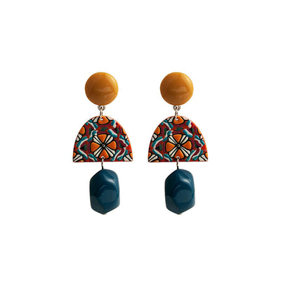 Babakud Sunset Harmony Baroque Earrings