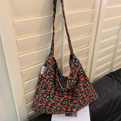 Babakud Trendy Floral Shoulder Tote Bag