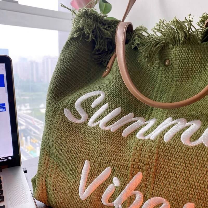 Babakud Summer Vibe Canvas Tote Bag