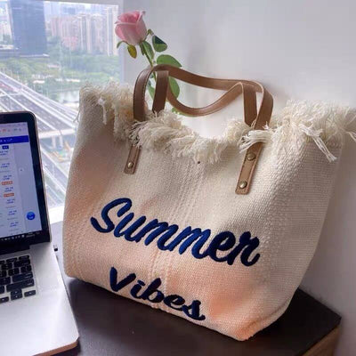 Babakud Summer Vibe Canvas Tote Bag