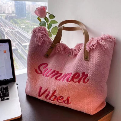 Babakud Summer Vibe Canvas Tote Bag