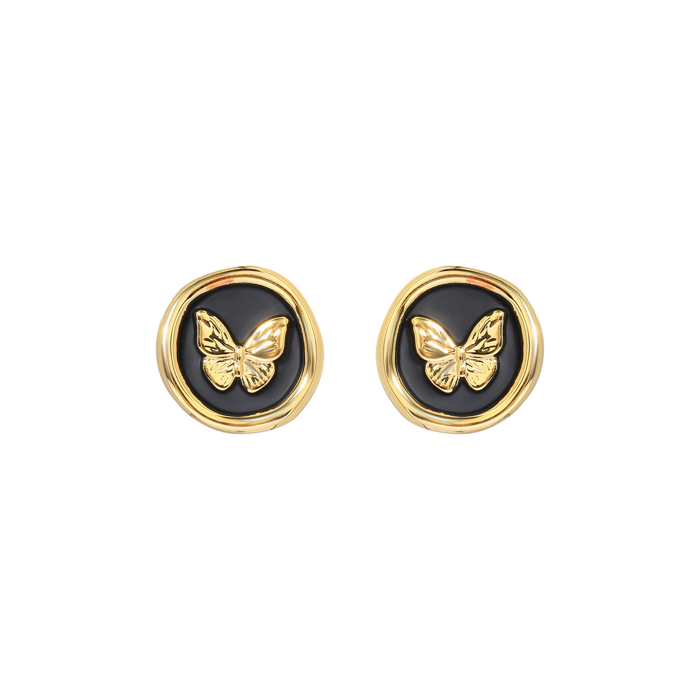 Babakud Women Butterfly Vintage Elegant Stud Earrings