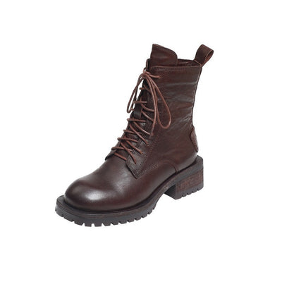 Babakud Women New Stylish Handmade Leather Martin Boots