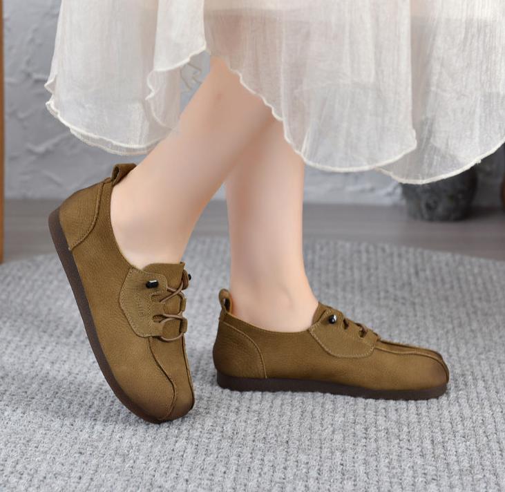 Women High- Quality Stylish Retro Leather Shoes