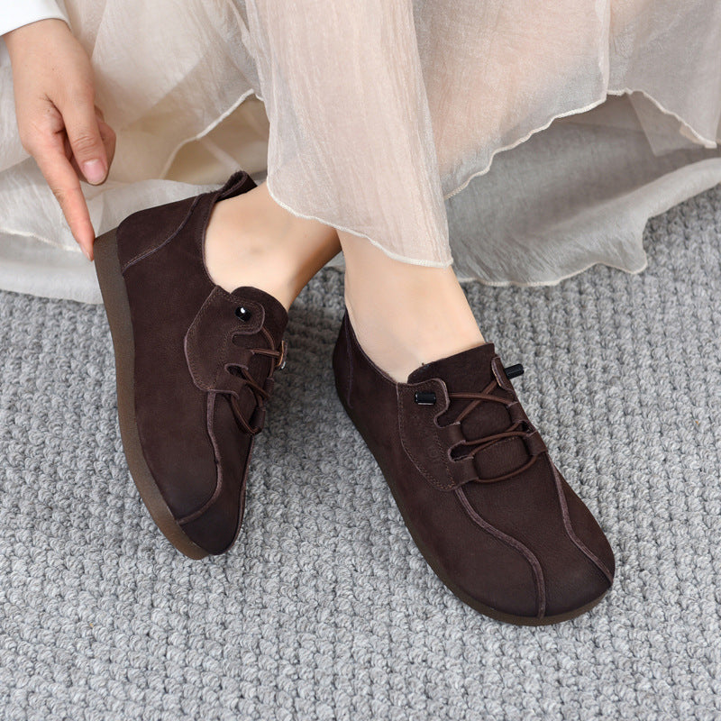 Women High- Quality Stylish Retro Leather Shoes