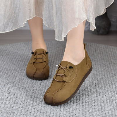 Women High- Quality Stylish Retro Leather Shoes