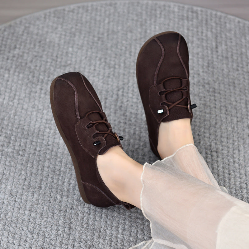 Women High- Quality Stylish Retro Leather Shoes