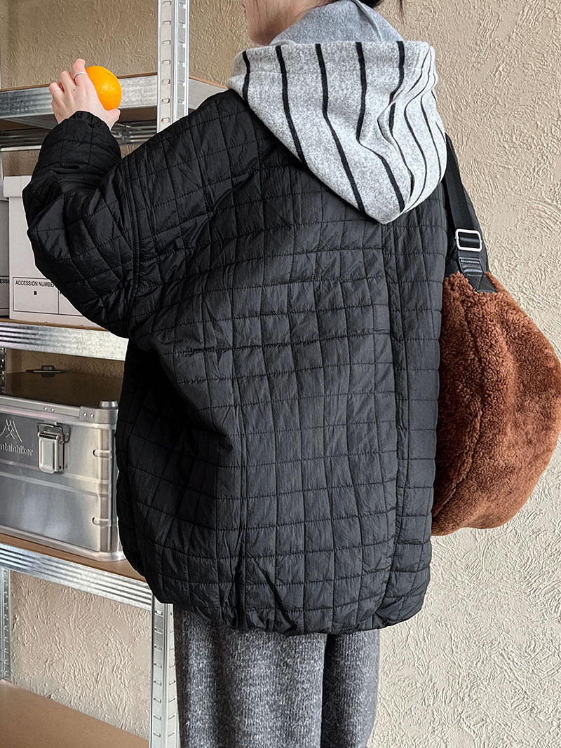 Autumn Winter Warmth Quilted Jacket for Women