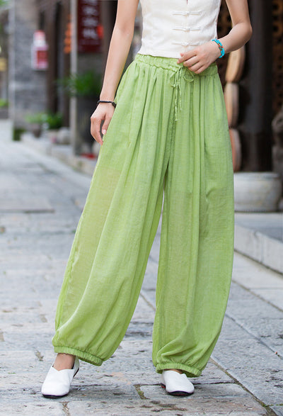 Women Lightweight Comfort Loose Lantern Pants