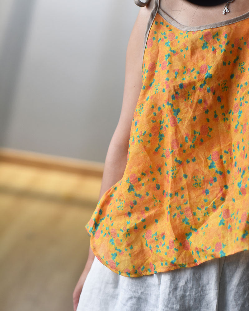 Women Summer Floral Printed Casual Vest