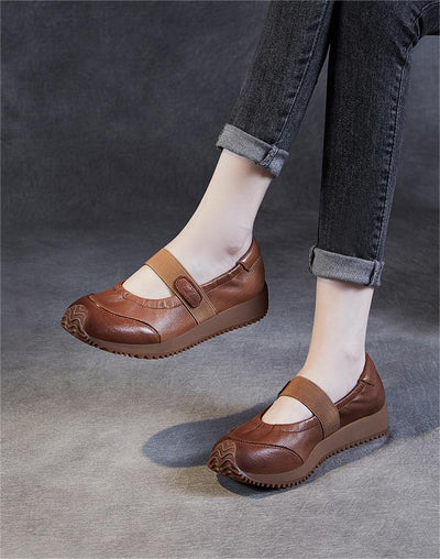 Casual Retro Soft-Soled Slip-On Shoes for Women