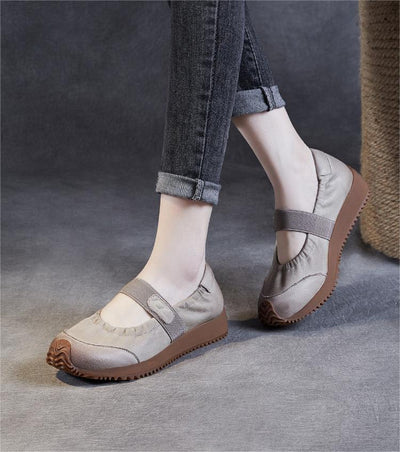 Casual Retro Soft-Soled Slip-On Shoes for Women