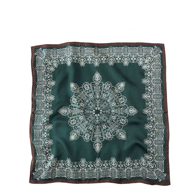 Women Pallida Mulberry Silk Square Scarf