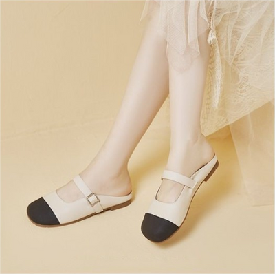 Women Summer Color Block Comfortable Slippers