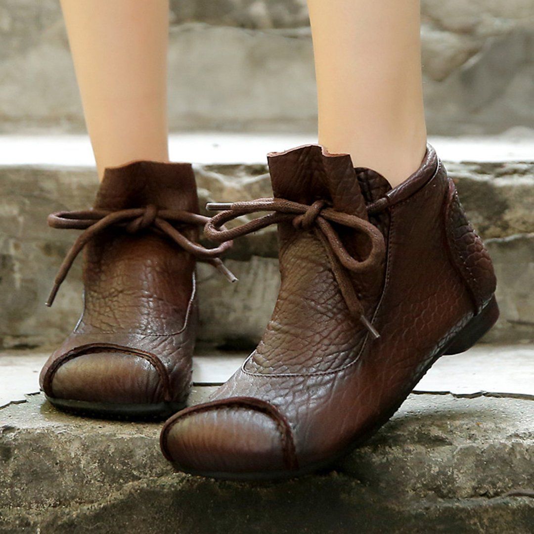 BABAKUD Original Handmade Leather Sewing Lace Up Boots – Babakud