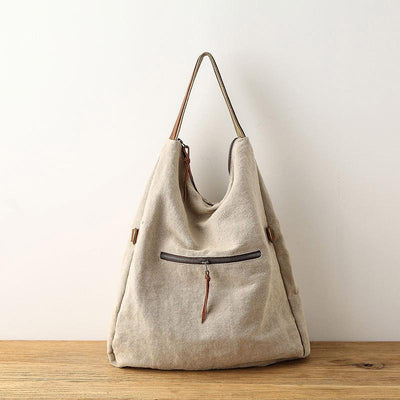 Handmade Mbroidery Large-capacity Canvas Shoulder Bag