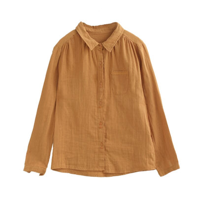 Women Autumn Minimalist Loose Casual Blouse